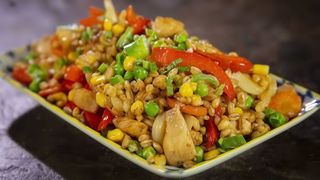 Insalata di farro all'orientale