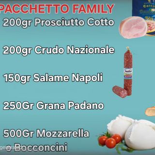 Promo Family salumi + mozzarella 1