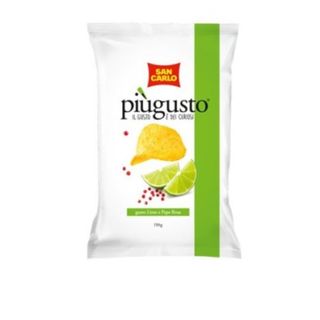 SAN CARLO PATATINE LIMONE E PEPE ROSA 150g