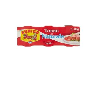 AURIGA TONNO NATURALE 3x80g