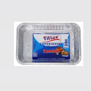 FOLÌ TEGLIE ALLUMINIO 2 PORZIONI