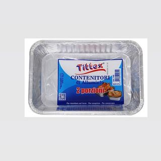 FOLÌ TEGLIE ALLUMINIO 2 PORZIONI