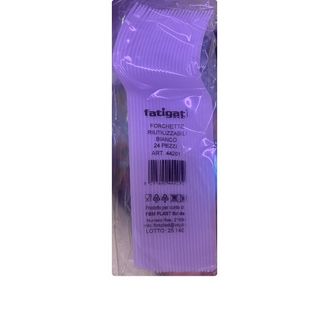 FATIGATI FORCHETTE DI PLASTICA x24
