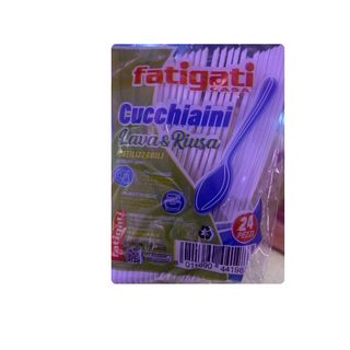 FATIGATI CUCCHIAINI DI PLASTICA X24