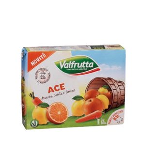 VALFRUTTA SUCCHI DI FRUTTA ACE X3