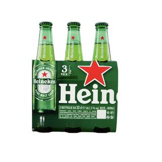 BIRRA HEINEKEN 33cl x3