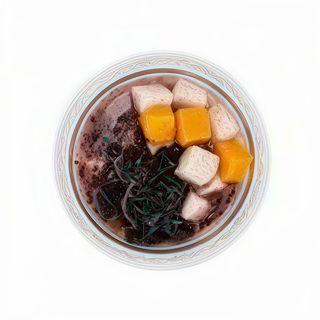 Palline di taro con riso venero dolce