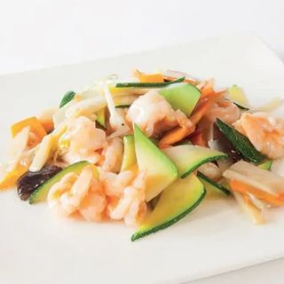 Gamberi verdure