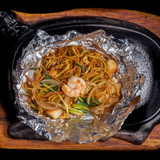233. Spaghetti marinara alla piastra