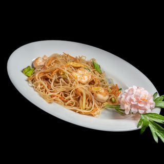 242. Spaghetti di riso con gamber