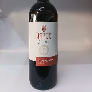 Botte buona vino rosso italiano