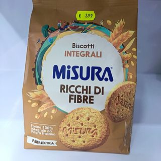 Biscotti integrale misura