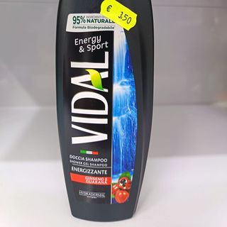 Vidal Energy sport shampoo
