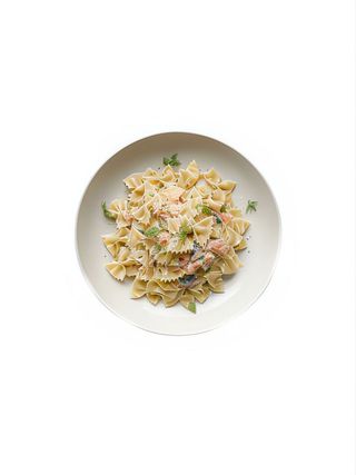 Farfalle panna e salmone