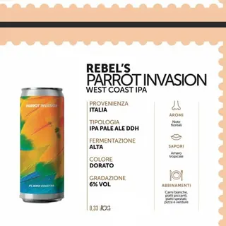 PARROT INVASION 33 cl