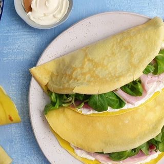 Crepes pizza