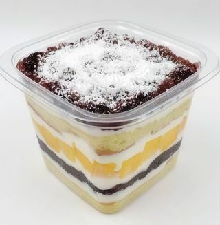 Box cake al mango e riso nero