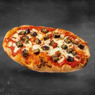 Margherita con melanzane a funghetto senza glutine