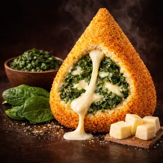 Arancino Spinaci e Mozzarella
