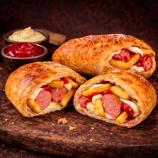 Cartocciata Würstel & Patatine