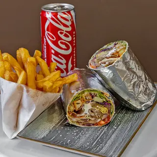 Piadina kebab Grande menú