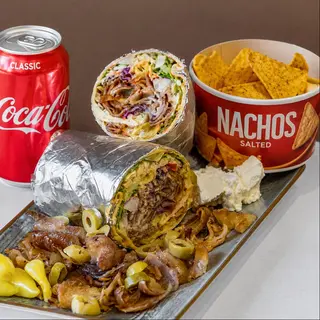 Menu Piadina Kebab Grande + Nachos