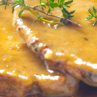 Entrecote con salsa alla birra