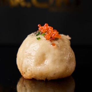Bao alla piastra gamberi e maiale - 4 pezzi