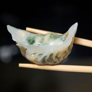 Har gow spinaci e gamberi