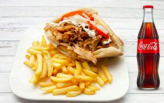 Combo panino kebab