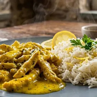 Straccetti di pollo allo yogurt