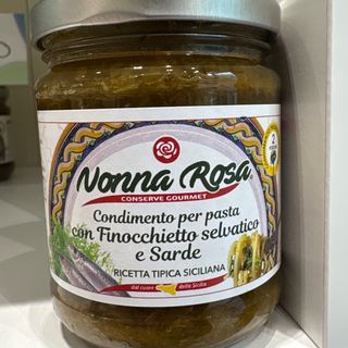 Condimento per pasta con Finocchietto selvatico e Sarde 190 g