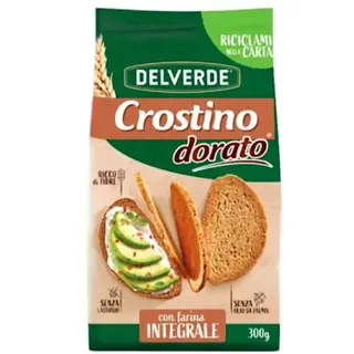 Crostino dorato Delverde integrale gr. 300