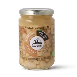 Fagioli cannellini lessati biologici Alce Nero 300 gr