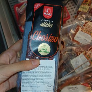 chorizo, carnati stick