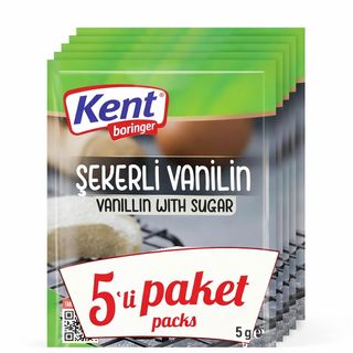 Kent Sekerli Vanilin 5 pezzi 5gr