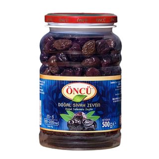 Oncu Dogal Siyah Zeytin M-S 500gr