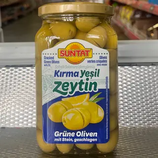 Suntat Kırma Yeşil Zeytin 500gr