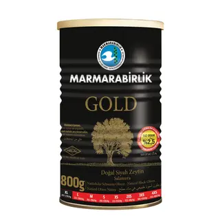 Marmarabirlik Gold Zeytin Olive Nere in Salamoia 800gr