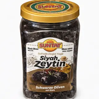 Suntat Siyah Zeytin 500gr