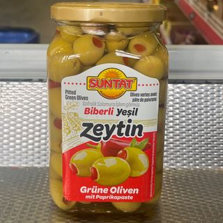 Suntat Biberli Yeşil Zeytin 500gr