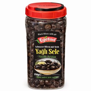 Egetad Yagli Sele Siyah Zeytin 1750gr