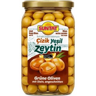 Suntat Çizik Yeşil Zeytin 800gr