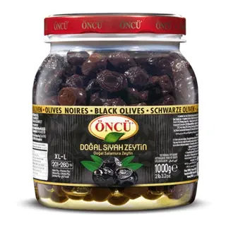 Oncu Dogal Siyah Zeytin XL-L 1000gr