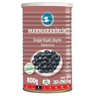 Marmarabirlik doğal siyah zeytin 800g