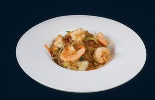 Spaghetti soia gamberi