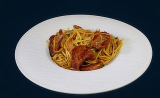 Spaghetti cinesi manzo