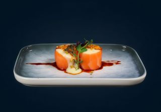 Gunkan bigne flambe