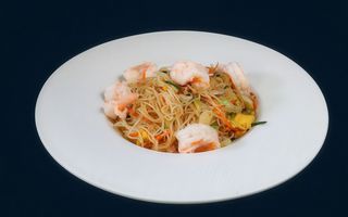 Spaghetti riso gamberi