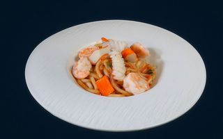 Yaki udon frutti di mare